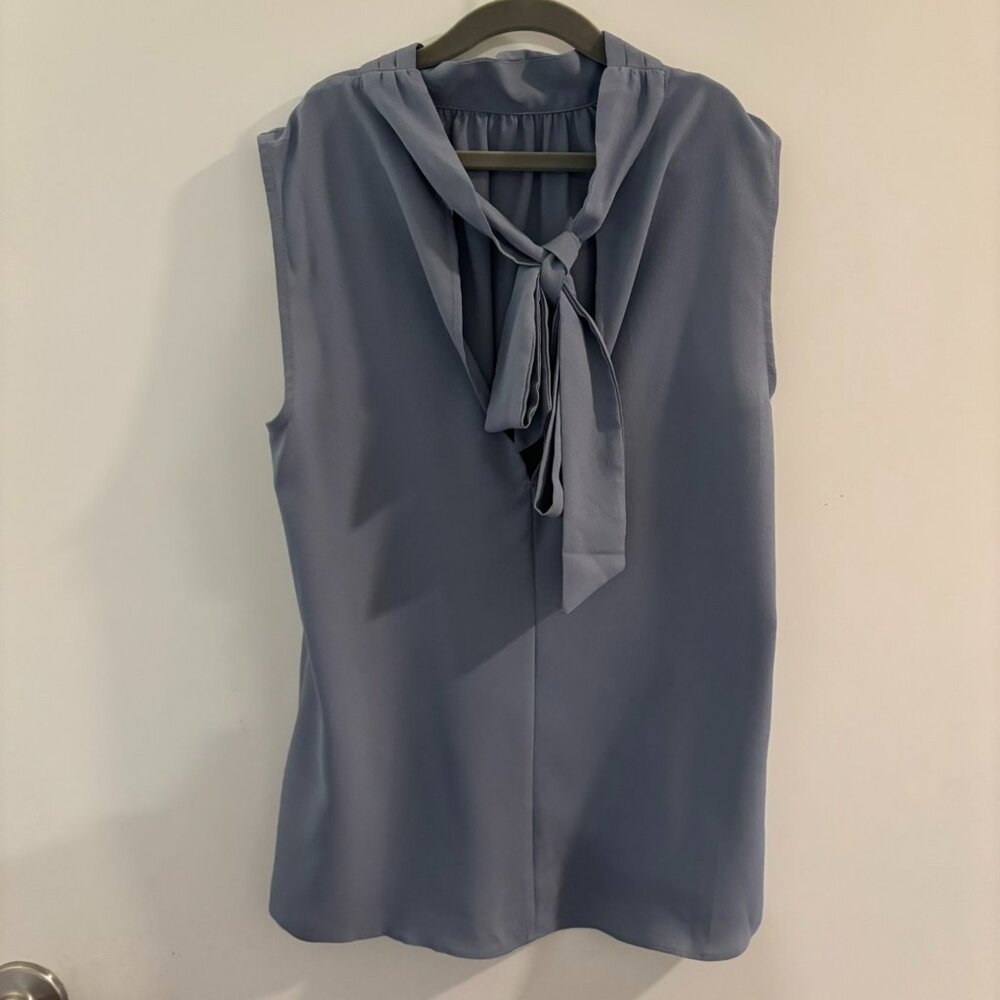Grey Silky Top
